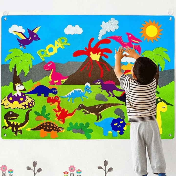 Lisslune | ANIMAL FELT BOARD – Felt board for creative & screen-free learning from 3 years old