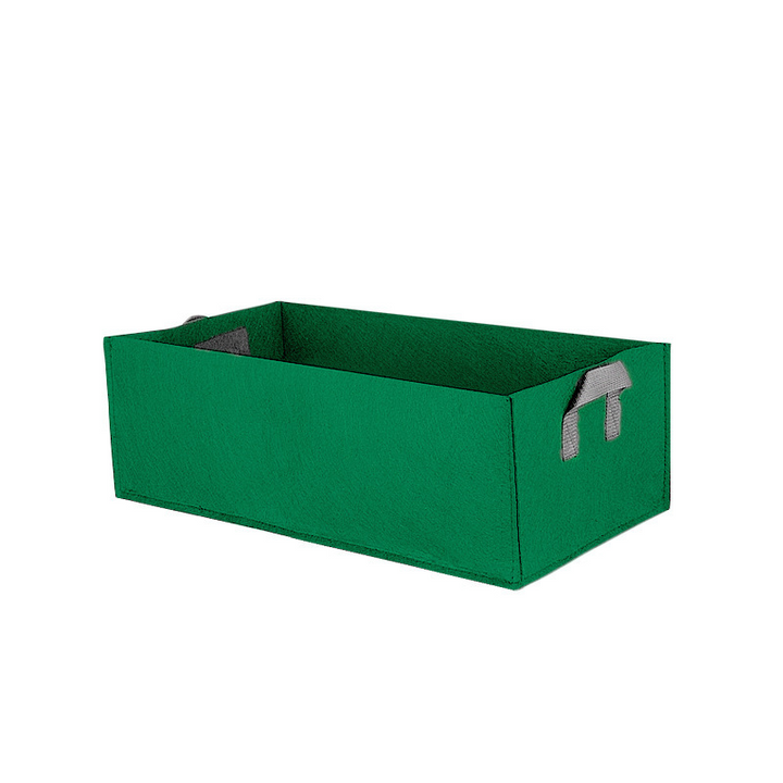 Lisslune | Foldable storage box made of felt for plants with handles