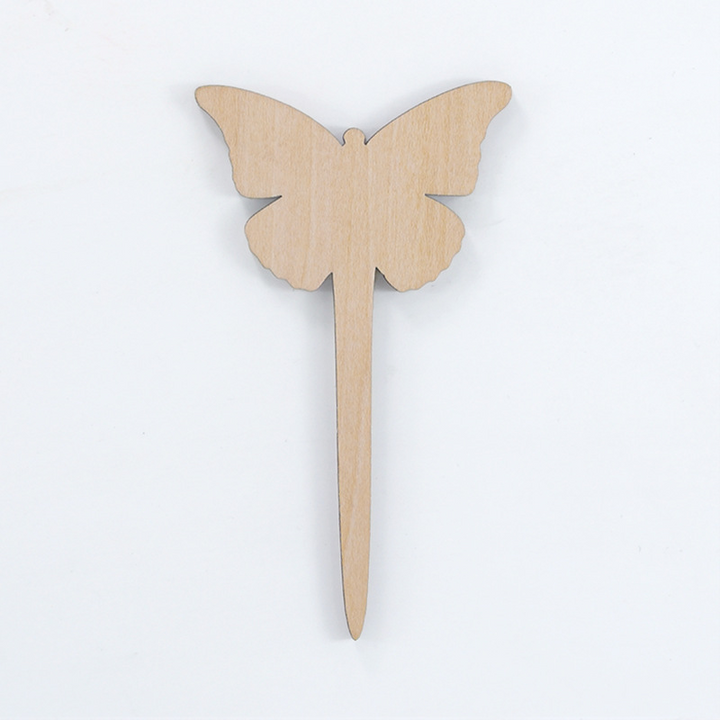 Lisslune | Plant labels made of wood for garden and balcony – Rewritable labels for herbs and plants
