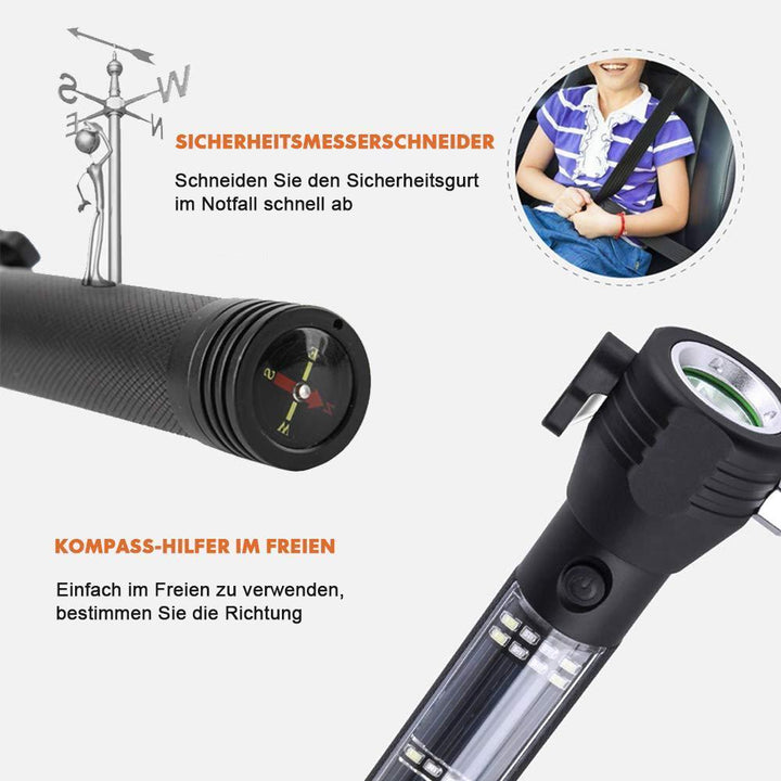 Lisslune | 9-in-1 Multifunction Safety Hammer