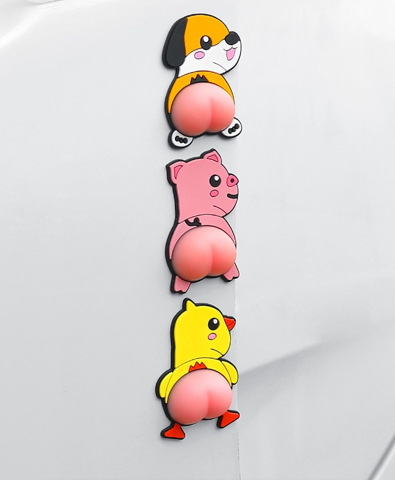 Lisslune | 3D Cartoon Car Bumper Door Protectors