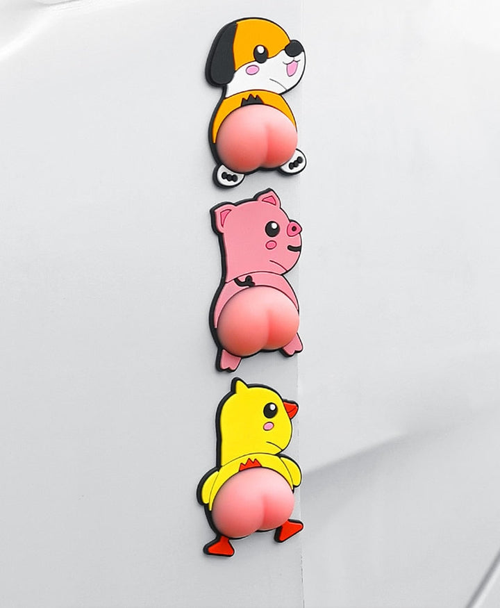 Lisslune | 3D Cartoon Car Bumper Door Protectors
