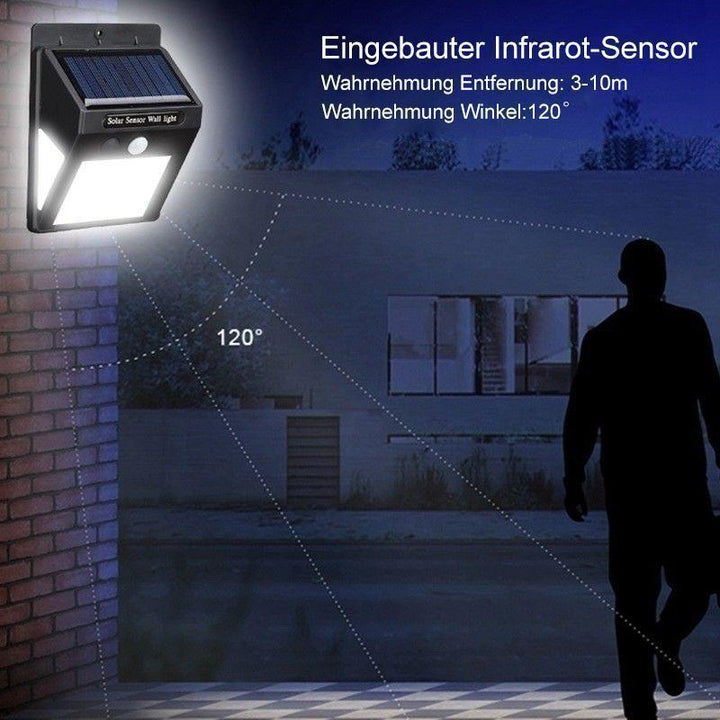 Lisslune | LED Solar Wall Light with Motion Sensor