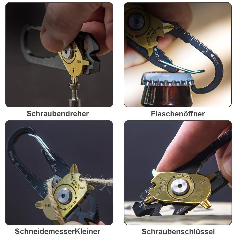Lisslune | 20 in 1 Multi-function carabiner made of stainless steel