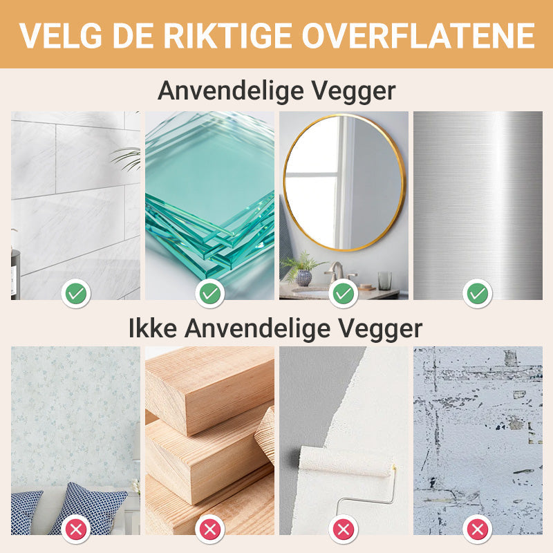 Lisslune | Storage rack with suction cup and drainage hole