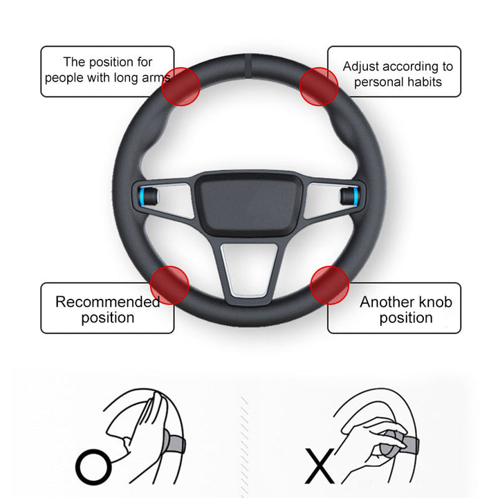 Lisslune | Universal 360° Steering Wheel Assistance Button