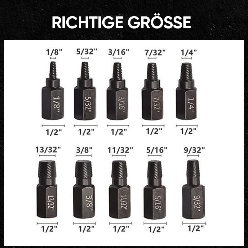 Lisslune | Screw and Bolt Extractor Set