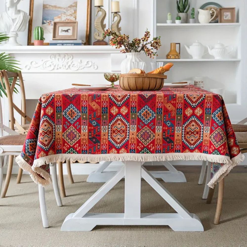 Lisslune | Oasis Dunes Boho Tablecloth