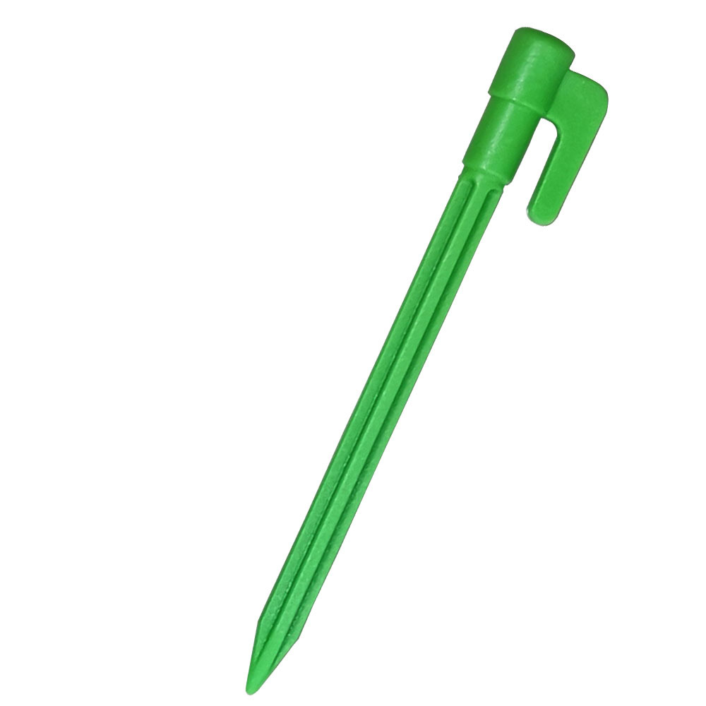 Lisslune | Plastic Tent Stakes with Hooks – Camping Tent Pegs for Tarps and Canopies