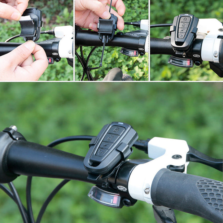 Lisslune | Bicycle Rear Light Remote Control Alarm Lock