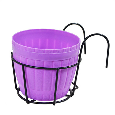 Lisslune | Practical plant pot holder with stable metal frame for balcony and terrace