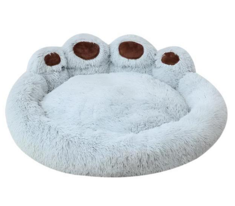 Lisslune | Washable Pet Bed CozyPaw with Paw-Shaped Design