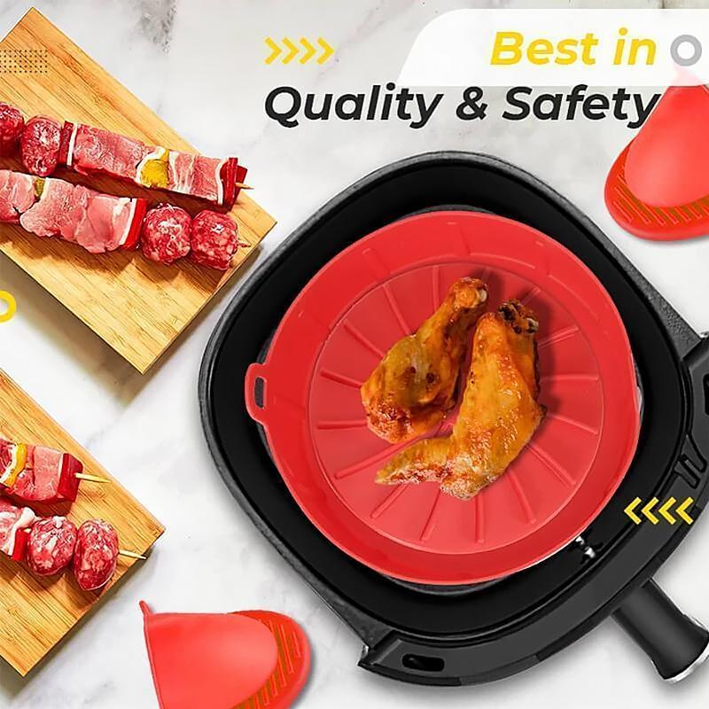 Lisslune | Air Fryer Tray Easy to Clean Non-Stick Baking Dish