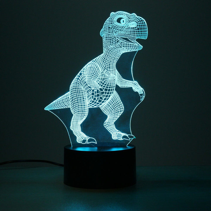 Lisslune | Dinosaur Night light - 3D Dinosaur Light - T Rex Night Light