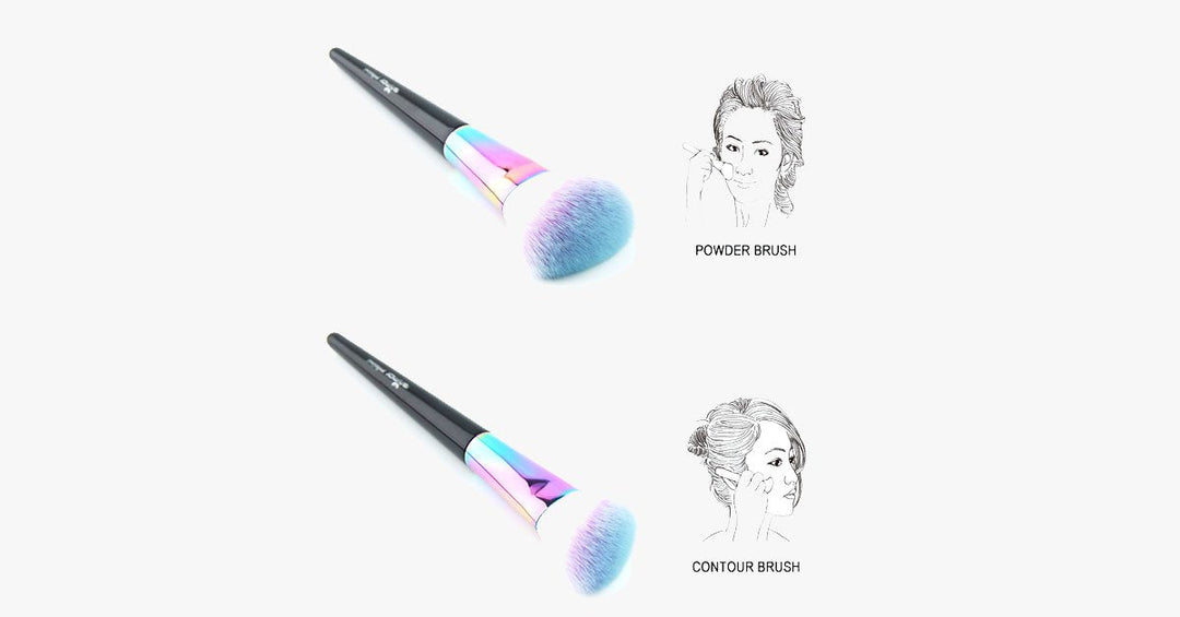 Lisslune | Black Mermaid Rainbow Feather Set