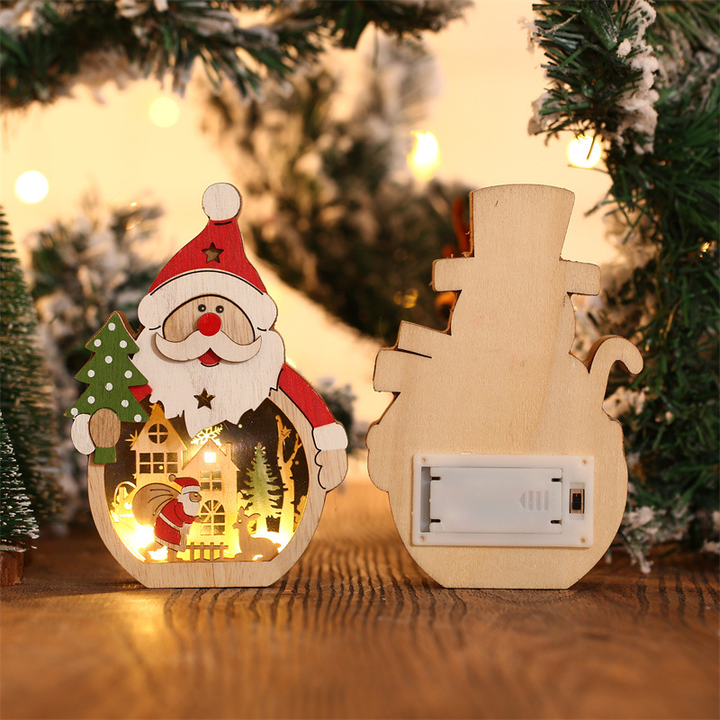 Lisslune | LED Christmas lighting made of wood