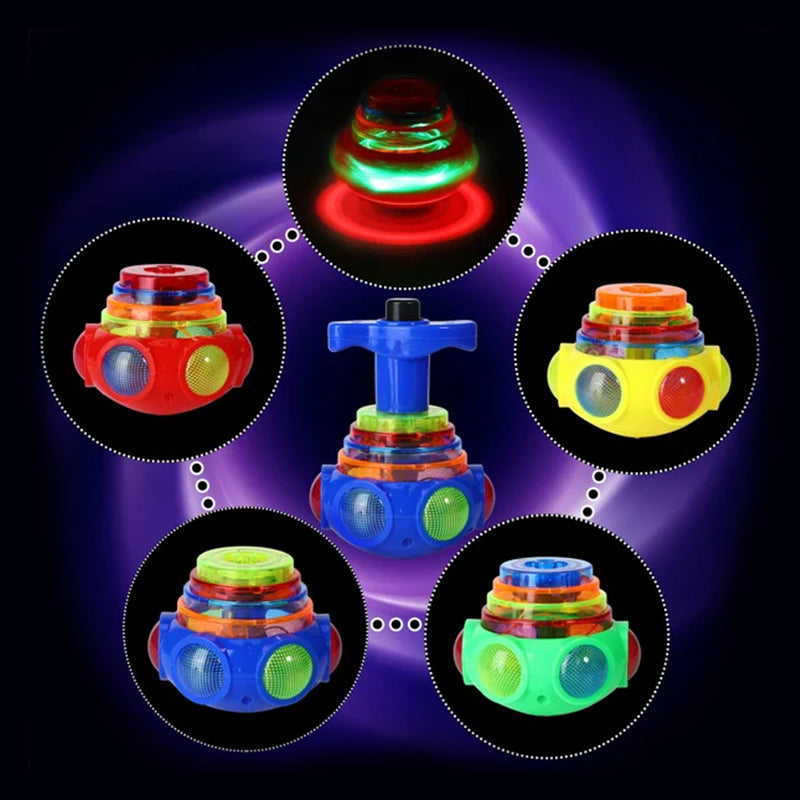 Lisslune | Music Blitz Spinner Toy with Launcher