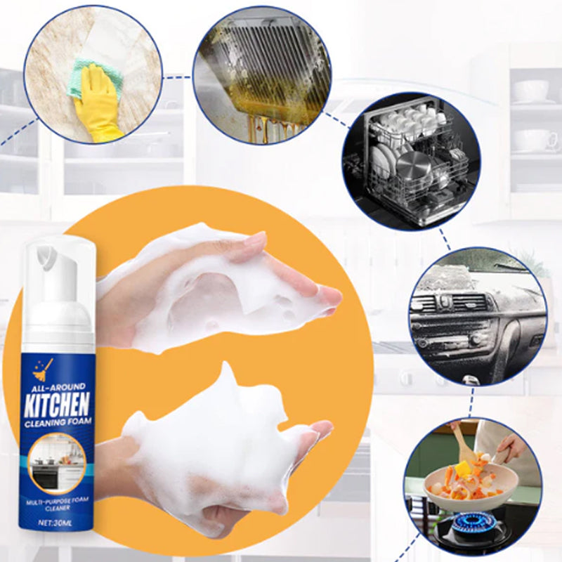 Lisslune | Heavy Duty Kitchen Foam Degreaser & Cleaner