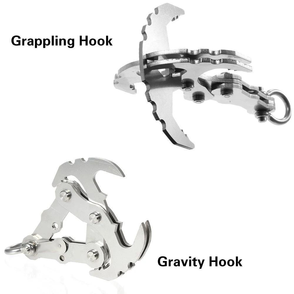 Lisslune | Stainless Steel Survival Folding Grappling Gravity Hook