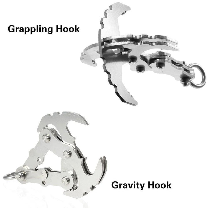 Lisslune | Stainless Steel Survival Folding Grappling Gravity Hook