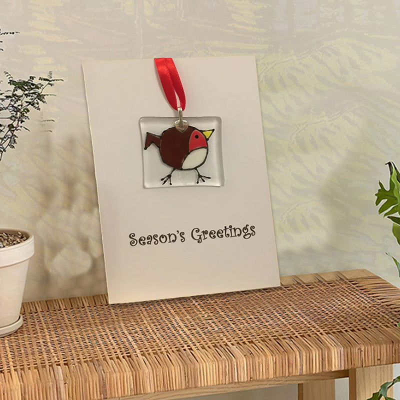 Lisslune | Handmade Christmas card ornaments