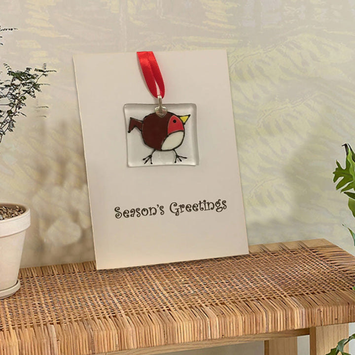 Lisslune | Handmade Christmas card ornaments