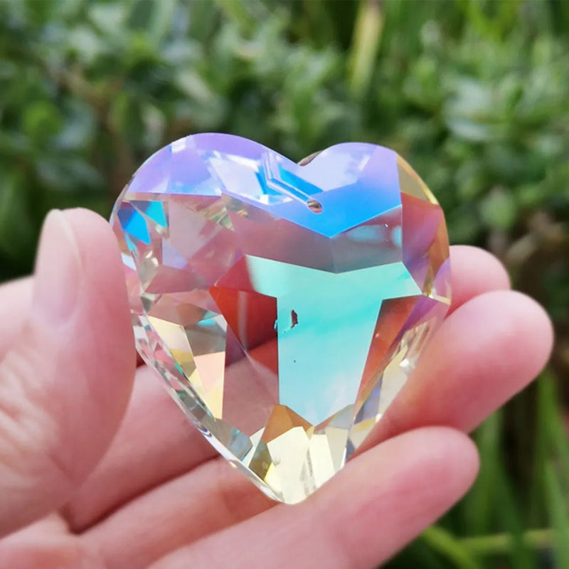 Lisslune | Hanging Heart Sun Catcher Prism Crafts