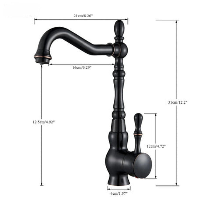 Lisslune | VintageStyle - Single Handle Kitchen Faucet