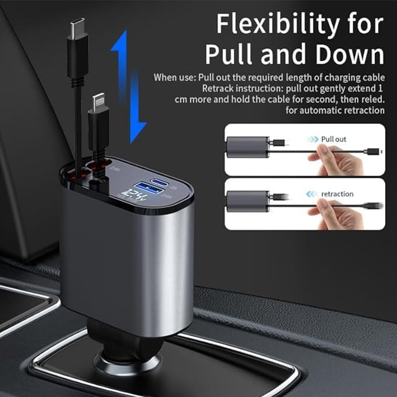 Lisslune | 4 in 1 Quick Car Phone Charger