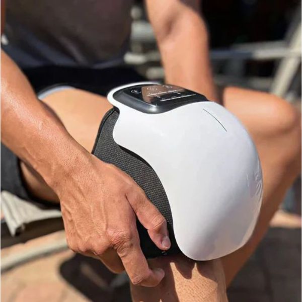 Lisslune | Knee Massager with Red Light Therapy for Pain Relief and Muscle Recovery