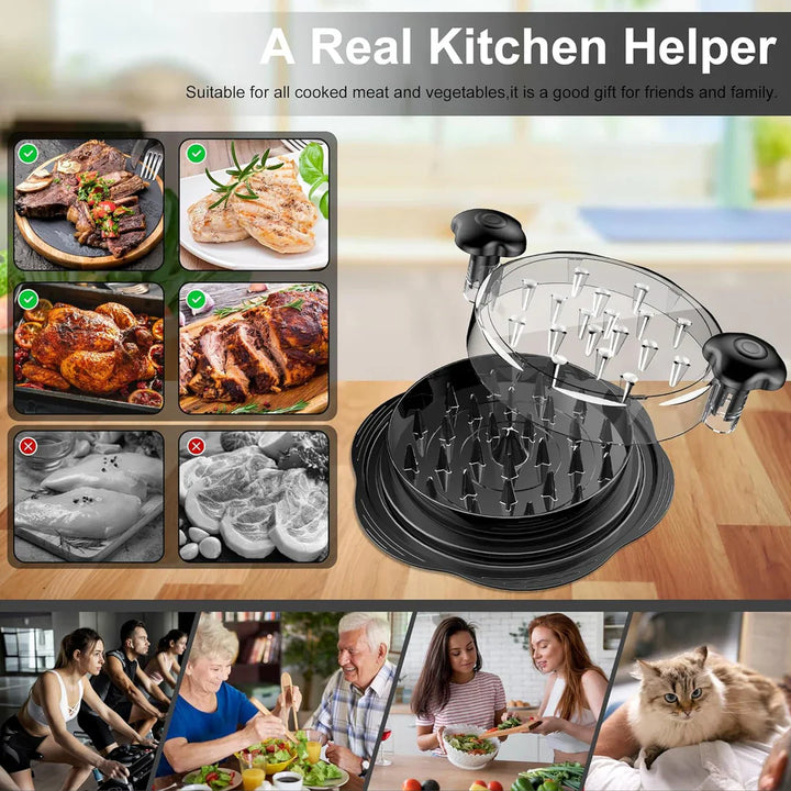 Lisslune | Ergonomic Chicken Chopper