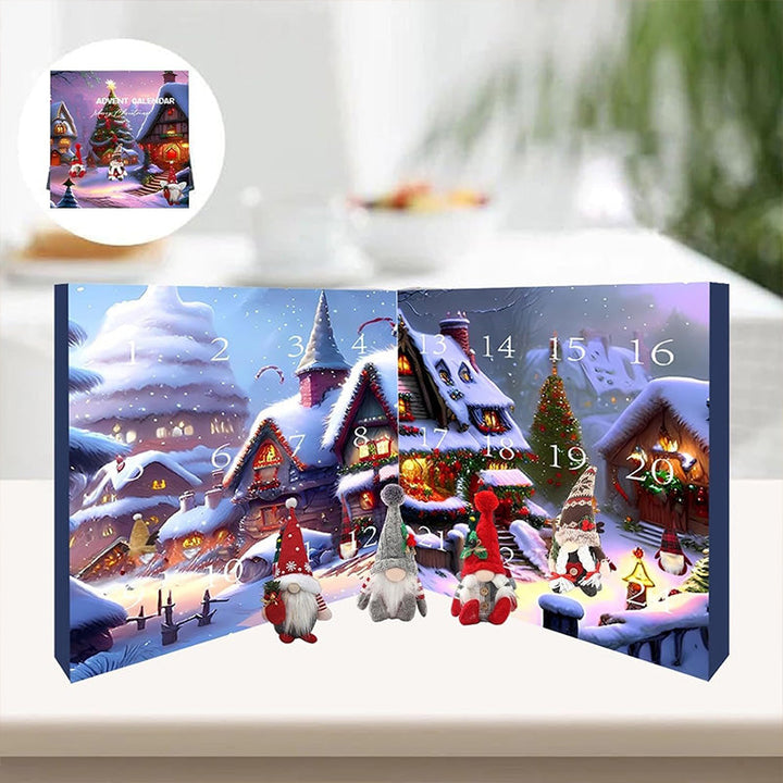 Lisslune | WichtelMagic - 24 Handcrafted Plush Gnomes for Festive Atmosphere