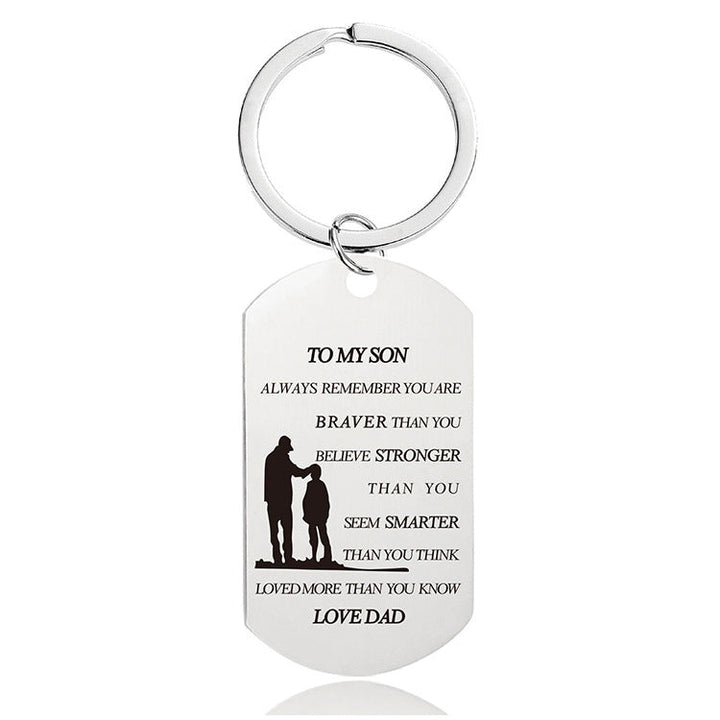 Lisslune | Mother's Day Engraving Metal Keychain with Box