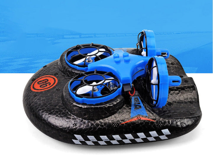 Lisslune | Water, Land & Air 3-in-1 Deformation Drone Hovercraft, Rechargeable, Adjustable Speed, Tumbling, The Best Christmas Gift for Children