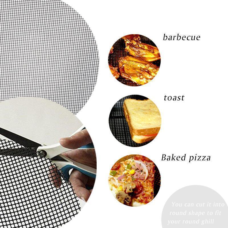 Lisslune | Reusable non-stick PTFE fiberglass grill mat