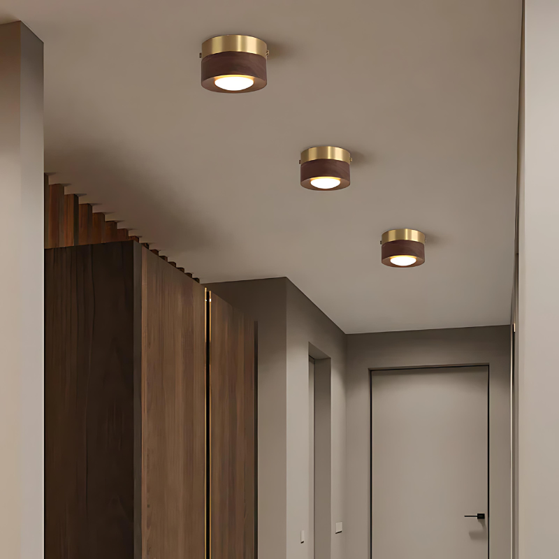 Lisslune | UniqueGlow | Nordic wood ceiling light