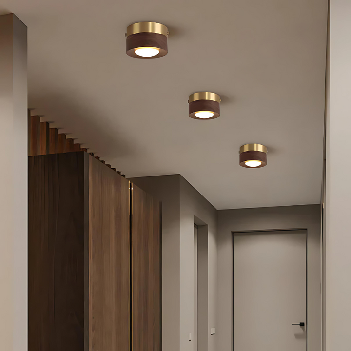 Lisslune | UniqueGlow | Nordic wood ceiling light
