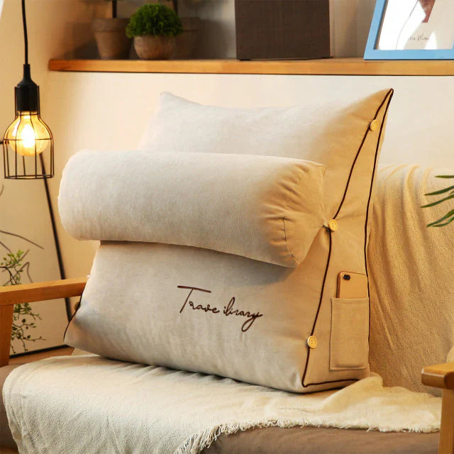 Lisslune | Wedge-shaped back support cushion