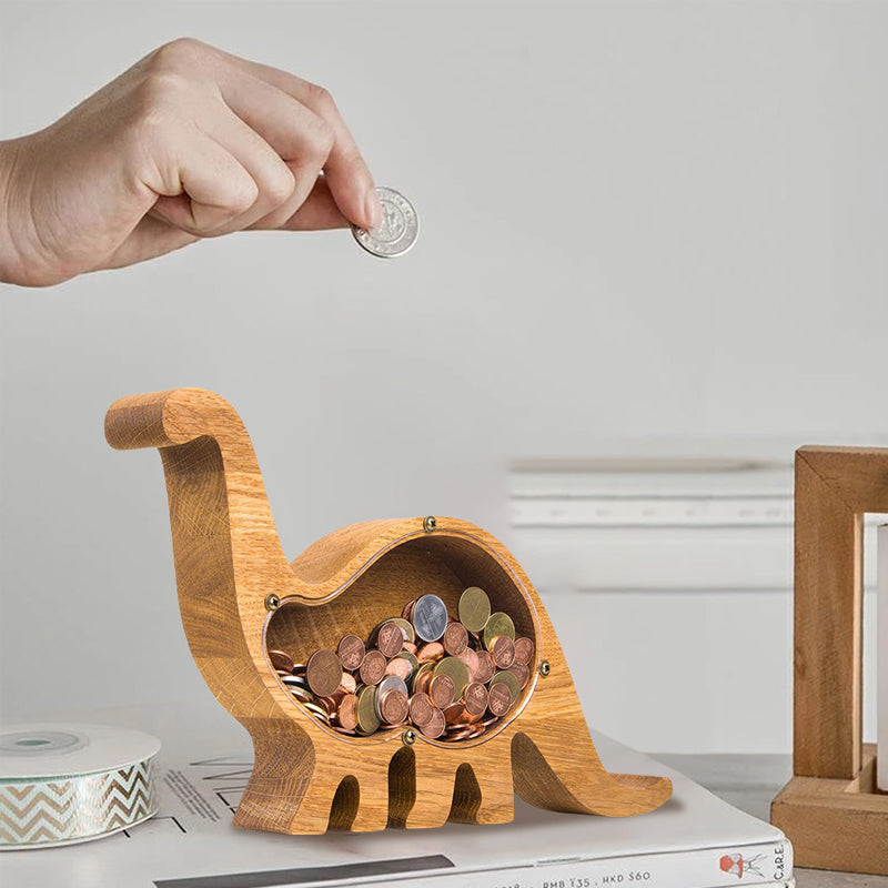 Lisslune | Wooden Animal Savings Bank