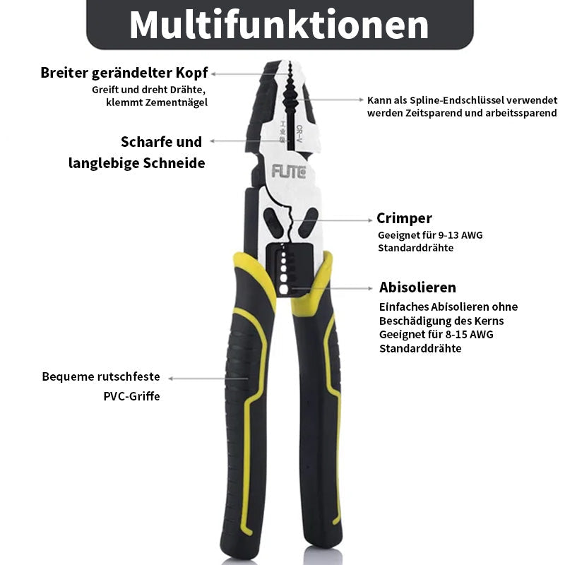 Lisslune | 4-in-1 Lineman Pliers