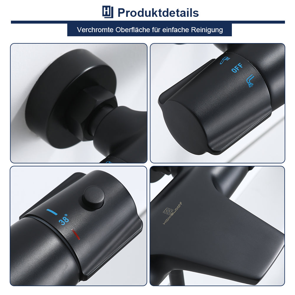 Lisslune | Thermostat waterfall bathtub faucet faucet bathtub shower thermostat for bathroom