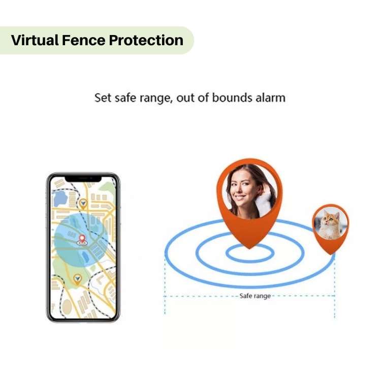 Lisslune | #1 Find  GPS Cat Tracker with Real-Time Location, Waterproof Design, and Activity Monitoring for Pet Safety and Tracking