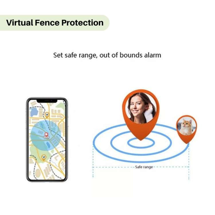 Lisslune | #1 Find  GPS Cat Tracker with Real-Time Location, Waterproof Design, and Activity Monitoring for Pet Safety and Tracking