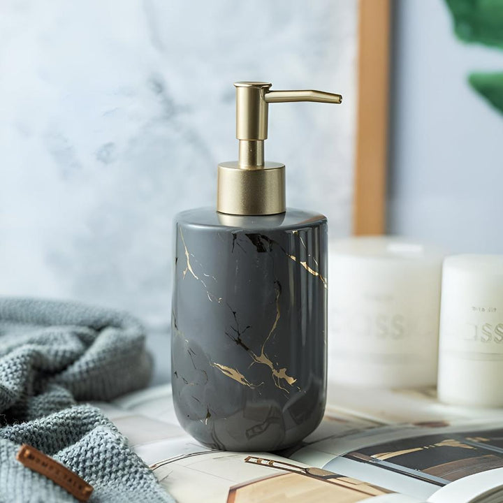 Lisslune | Golden Marble Luxe Dispenser
