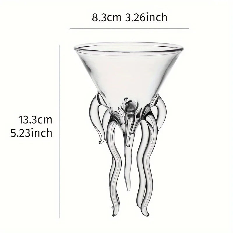 Lisslune | Unique, octopus-inspired cocktail glass
