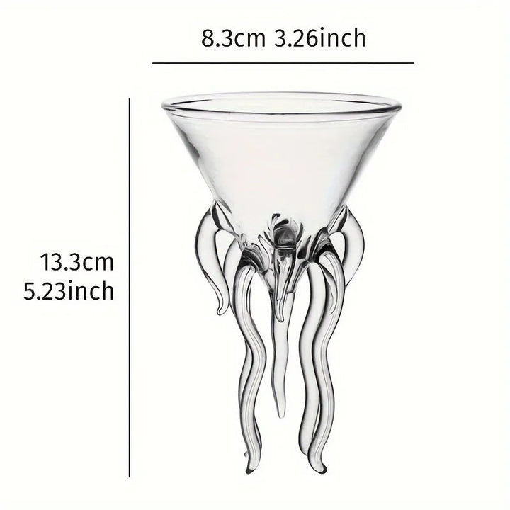 Lisslune | Unique, octopus-inspired cocktail glass