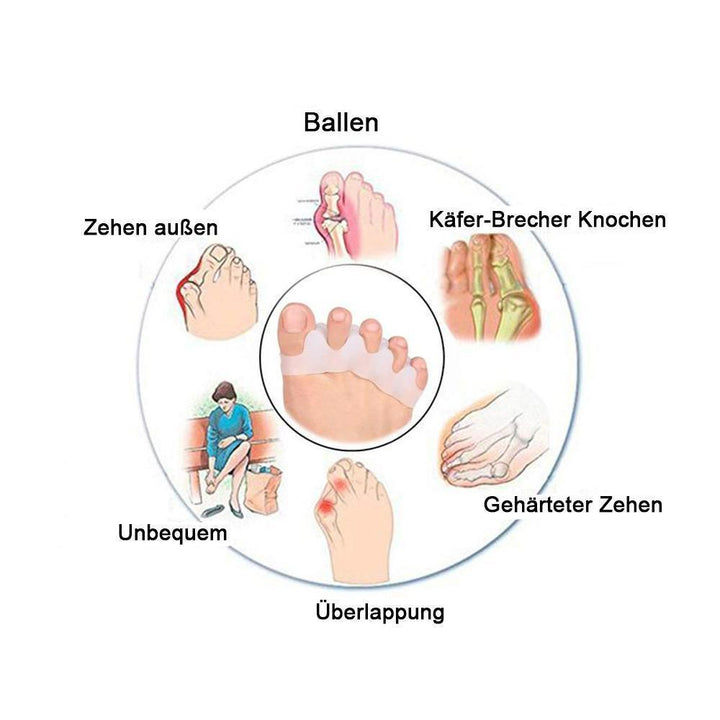 Lisslune | Silicone Toe Corrector Toe Separator