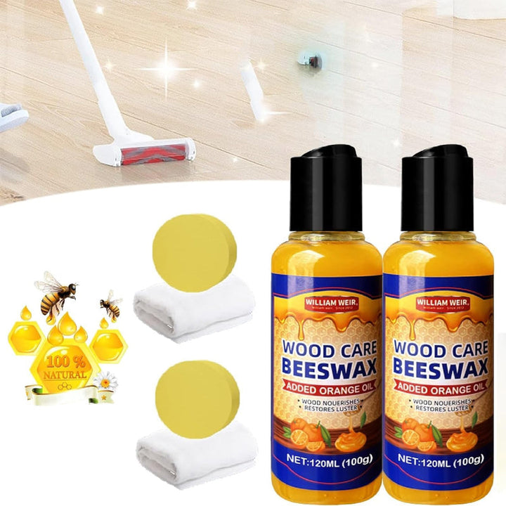 Lisslune | Nutrient-rich beeswax for wood care and maintenance