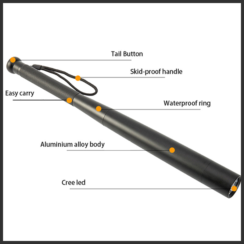Lisslune | Baseball bat LED flashlight