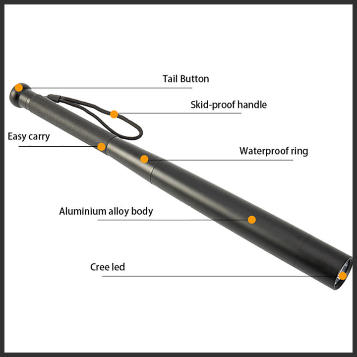 Lisslune | Baseball bat LED flashlight